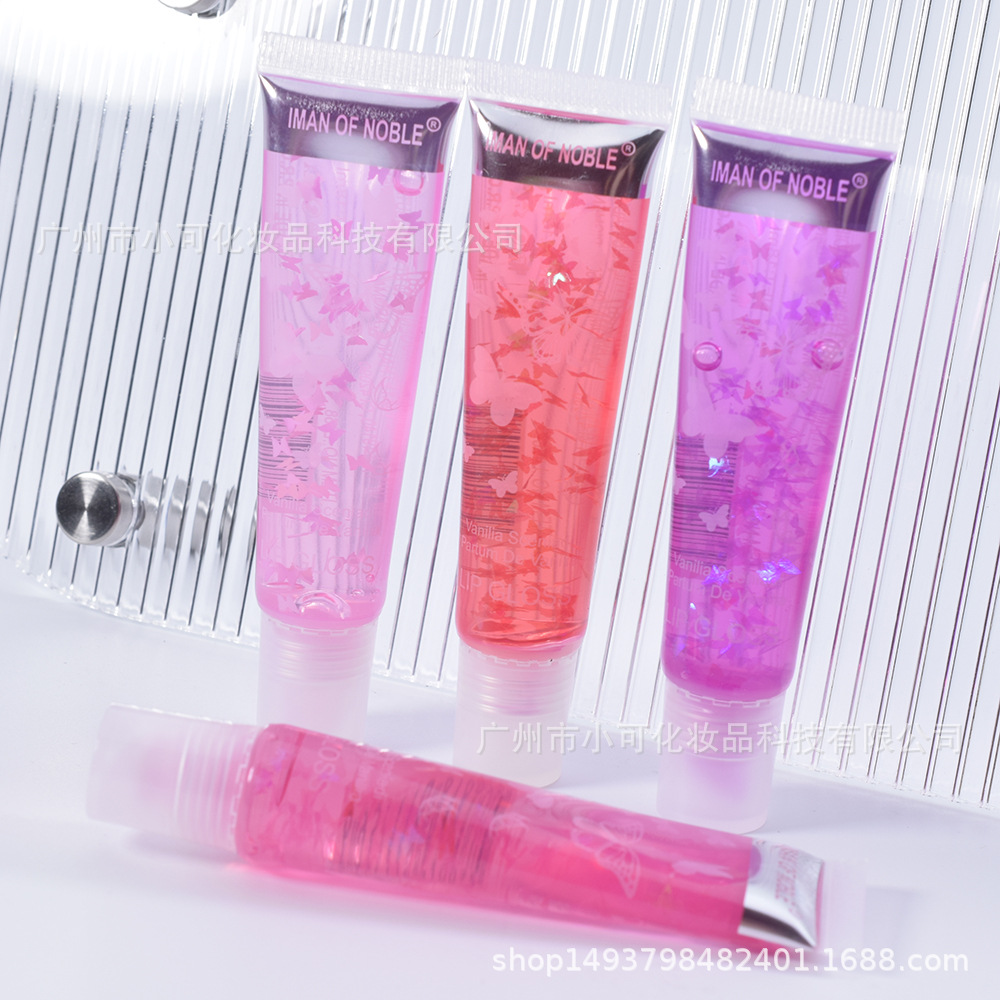 L458 Sequin IMAN OF NOBLE Cross-border Transparent Moisturizing Lip Gloss LIPOIL 18ML Water Glow Application Scenario