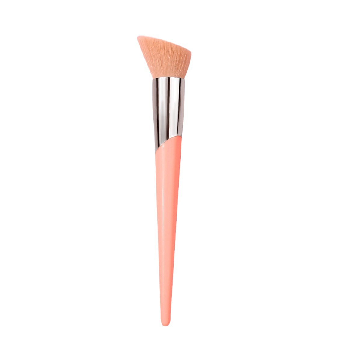Soft-bristled, slanted contouring brush, setting honey brush, no makeup, no shedding, loose powder blush, refreshing hand makeup brush Item Picture