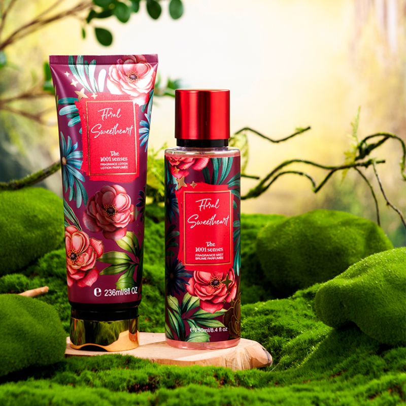 套盒 香颜水+身体乳 250mlBody spray+236mlbodyLotionFLORAL  SWEETHEART