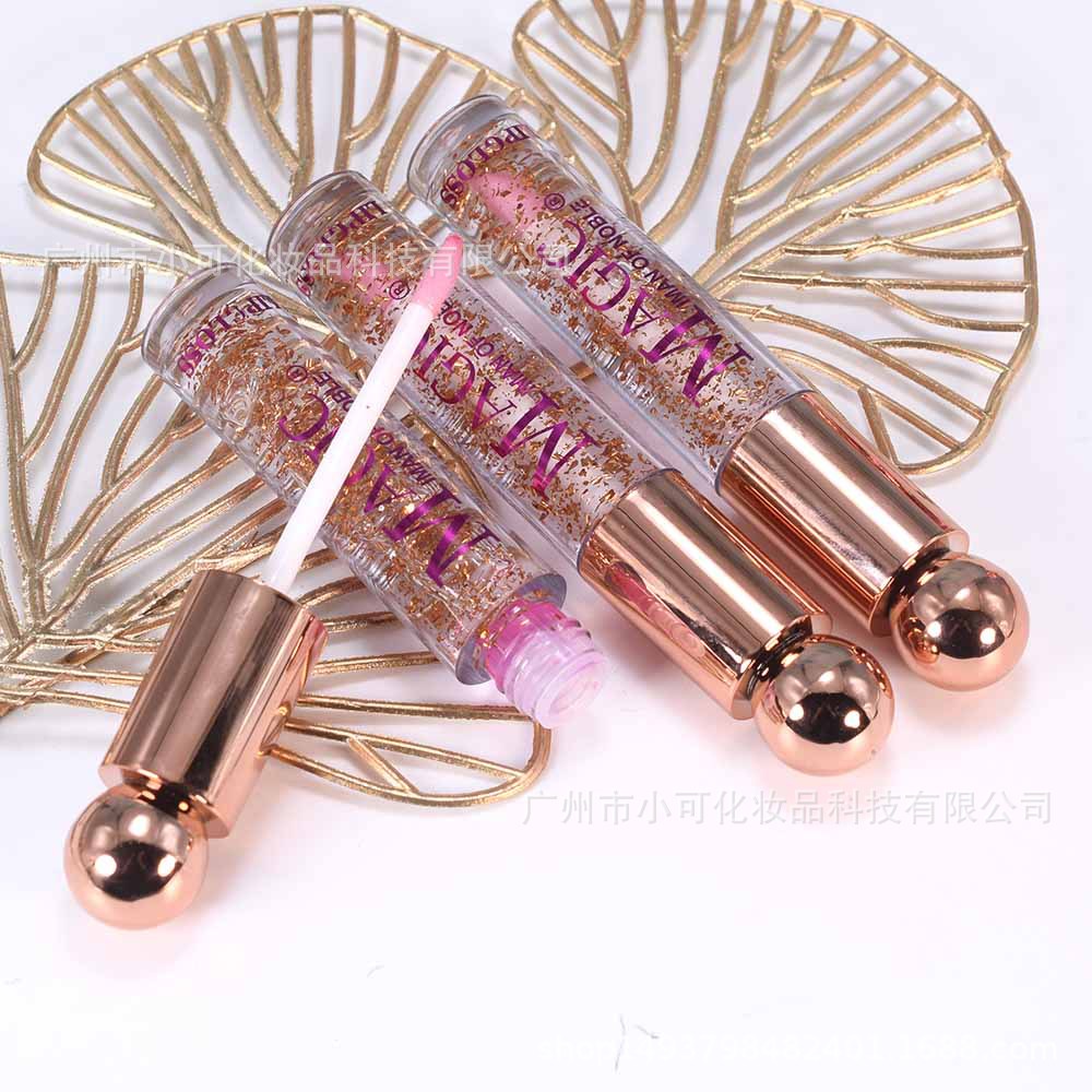 1148B only exports [IMAN OF NOBLE] Gold Leaf color-changing Moisturizing Lip Oil and Lip Gloss MAGICLIPOIL Application Scenario