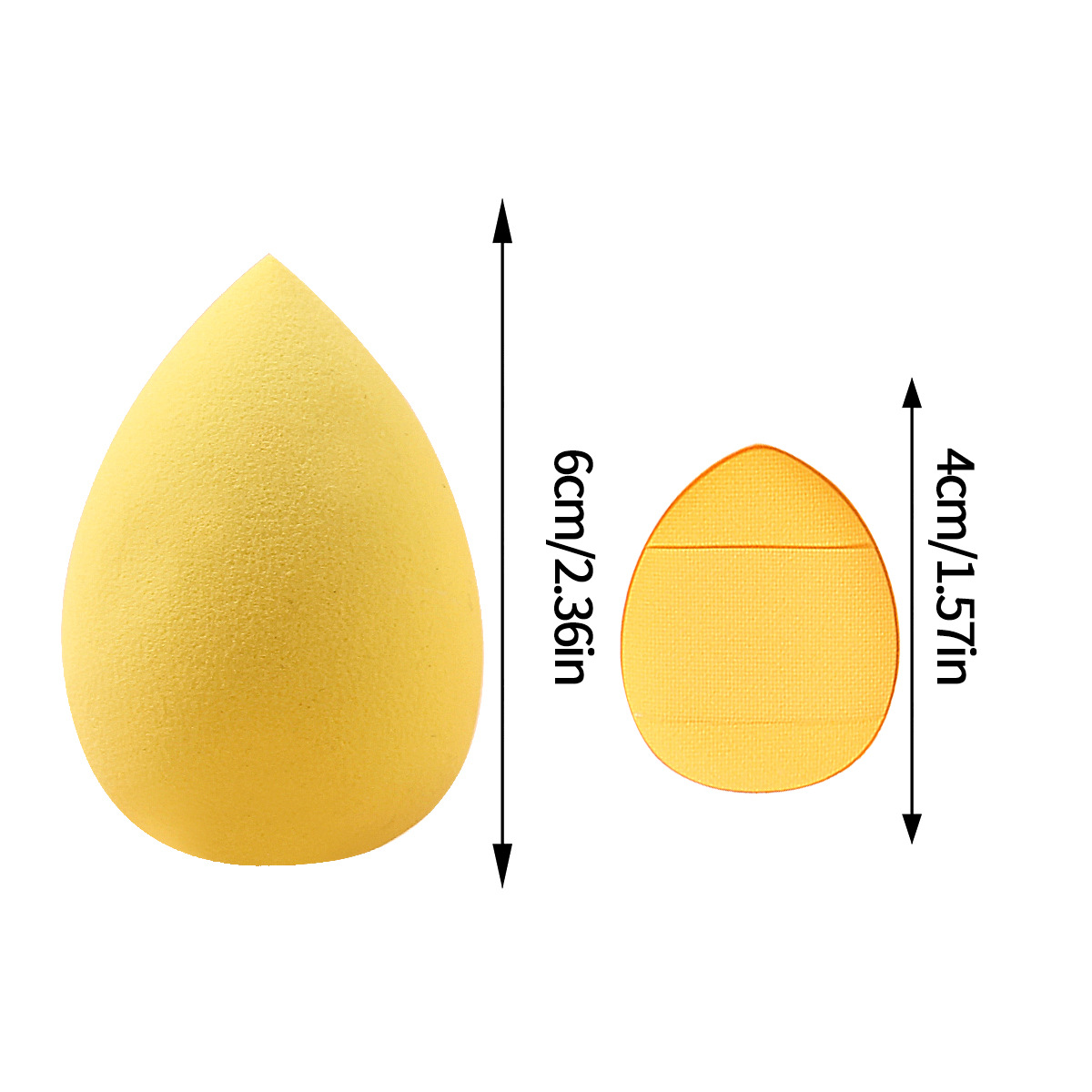3 large and 3 small makeup sponge powder puff sets, super soft, powder-free beauty egg, dry and wet dual-purpose concealer makeup powder puff Application Scenario