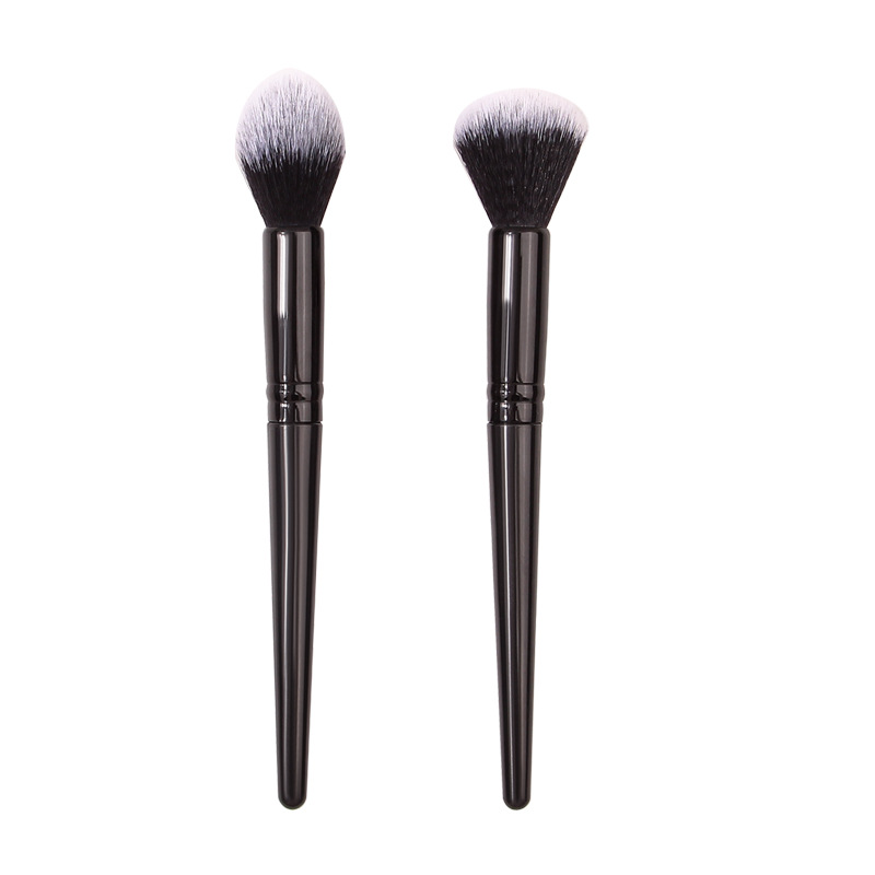 Portable single flame blush brush, highlighter brush, soft bristle dot color brush, facial makeup tool, makeup brush Item Picture