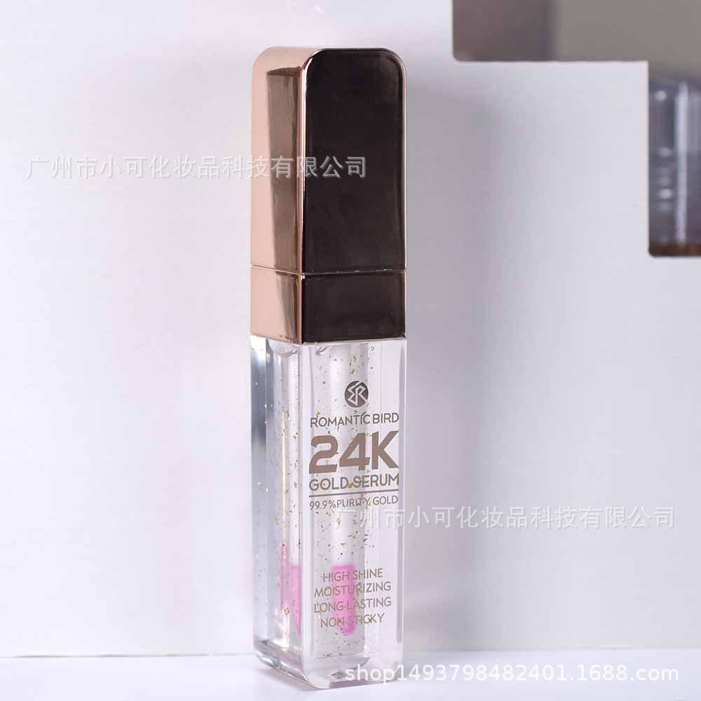 RB350 New ROMANTIC BIRD Gold Leaf Color-changing Moisturizing Lip Oil and Lip Gloss Magic lipoil details Picture