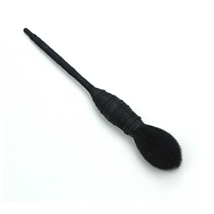Single wool rattan blush brush, beginner's dotting makeup brush, makeup event gift, wholesale of beauty tools details Picture