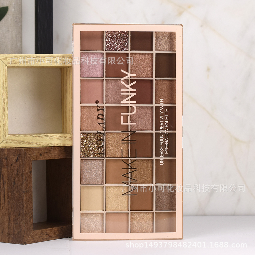8442 eyeshadow 32-color multi-color ANYLADY Pearl Matte Gold Lion Wholesale eyeshadow palette Application Scenario