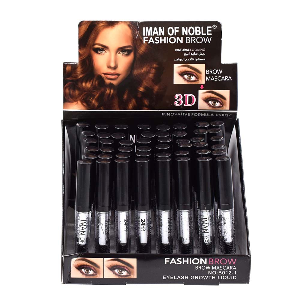 For export only [48-piece pack] B012 colorless base EYELASH IMAN OF NOBLE full figure