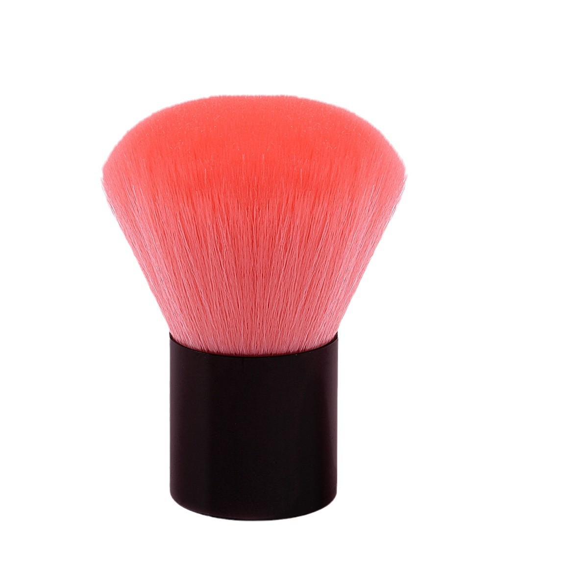 Short-handled honey brush, contaturing, powder mixing, blush brush, metal base cover, KABUKI mushroom brush, portable makeup brush Item Picture