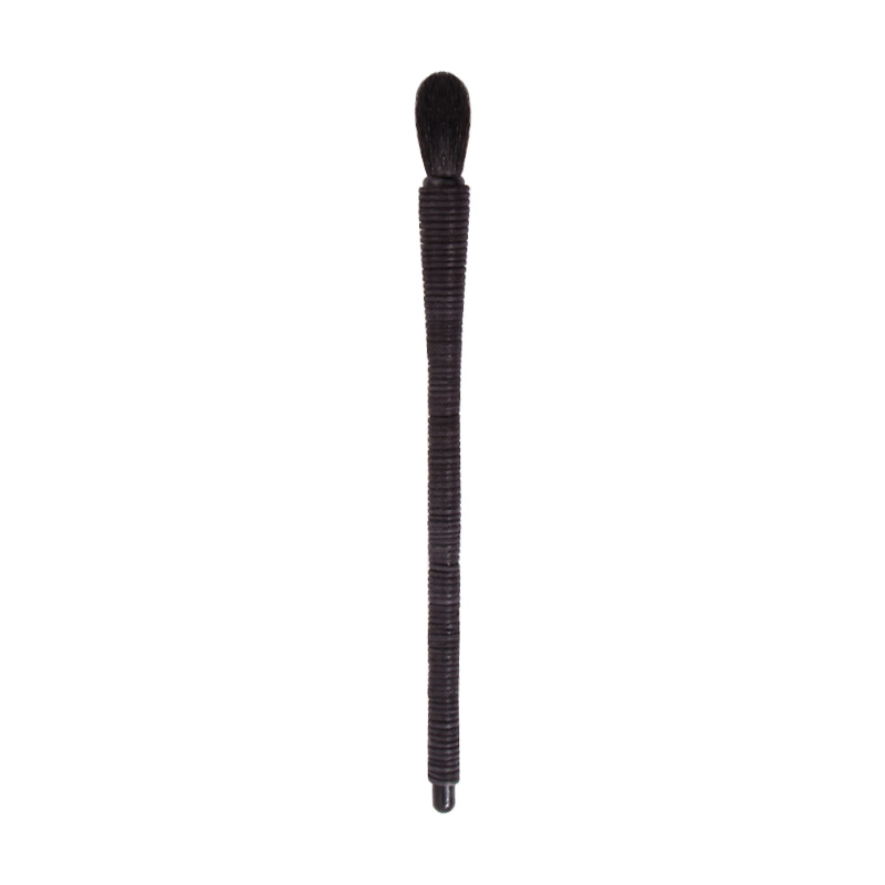 Wholesale of high-quality single rattan high-gloss nose shadow brush and soft fiber bristle makeup blush brush beauty tools Item Picture