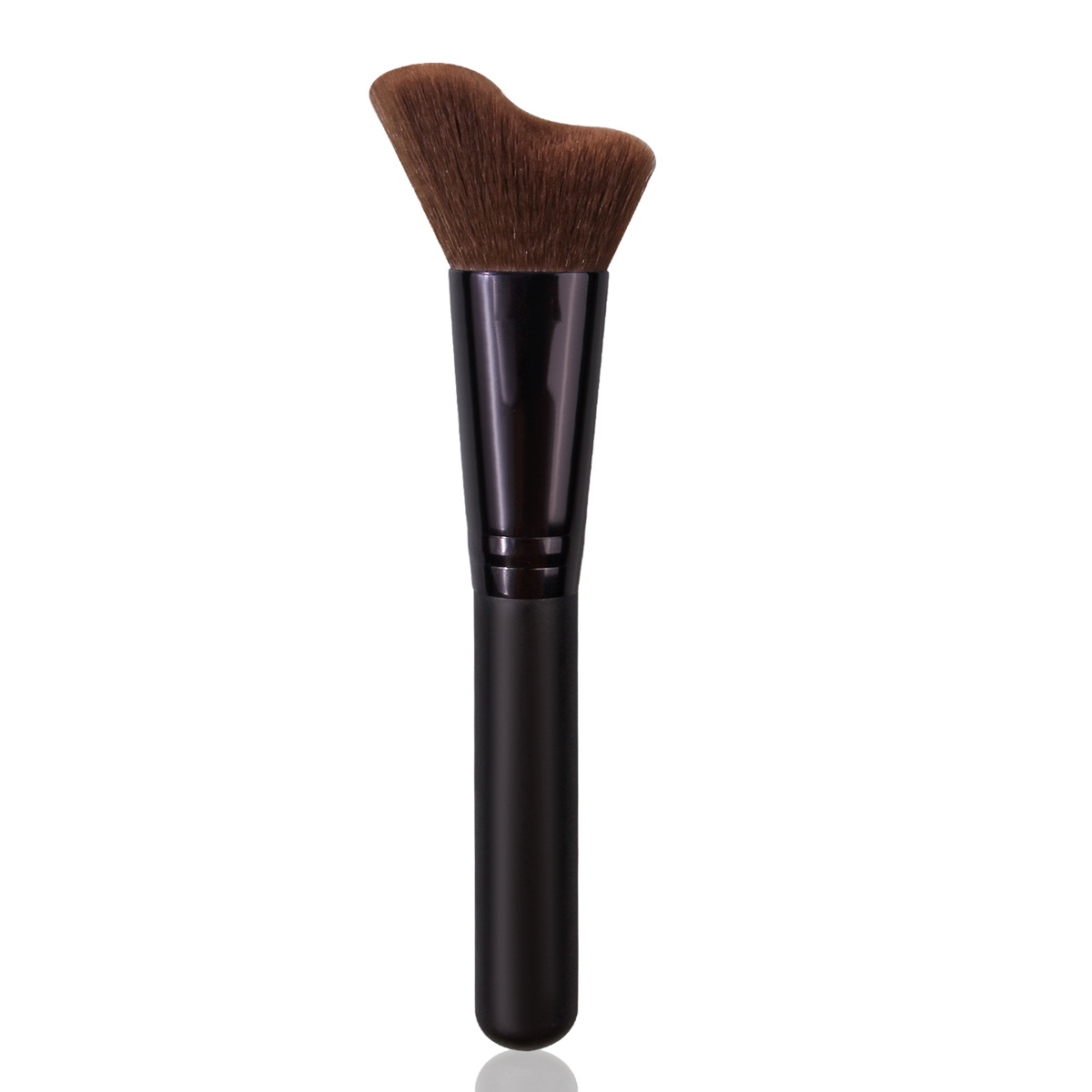 Single-piece wavy setting powder, foundation brush, blush makeup brush, portable, fluffy and soft, powdery and dotting brush full figure