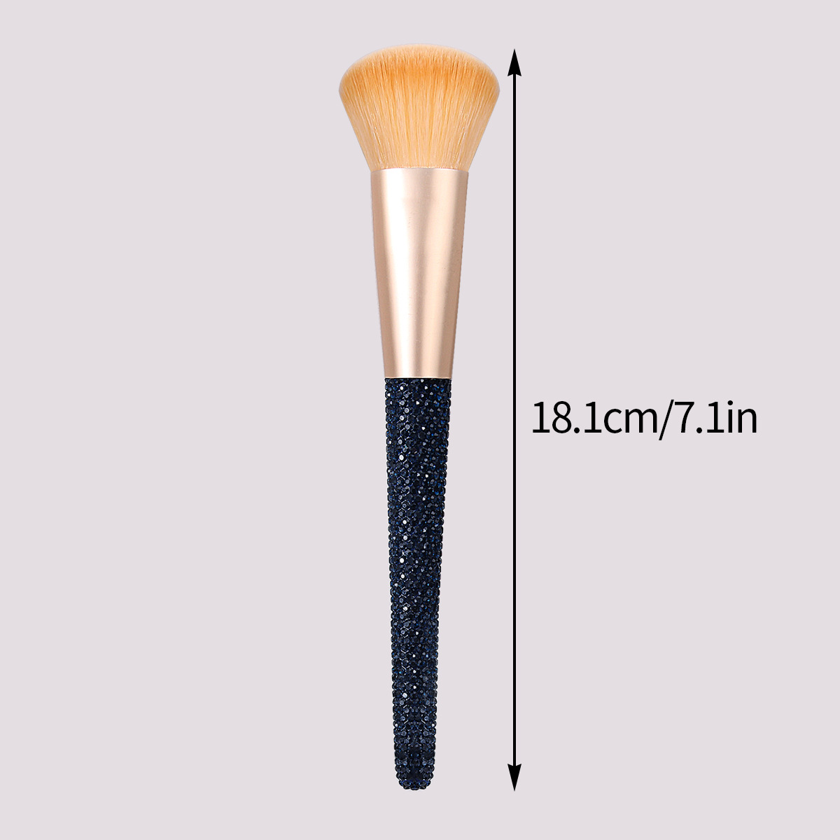2024 New diamond-encrusted makeup brush, soft loose brush, no powder blush brush, portable and exquisite makeup tool in stock Application Scenario