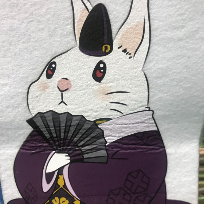 兔子日式热转印烫画