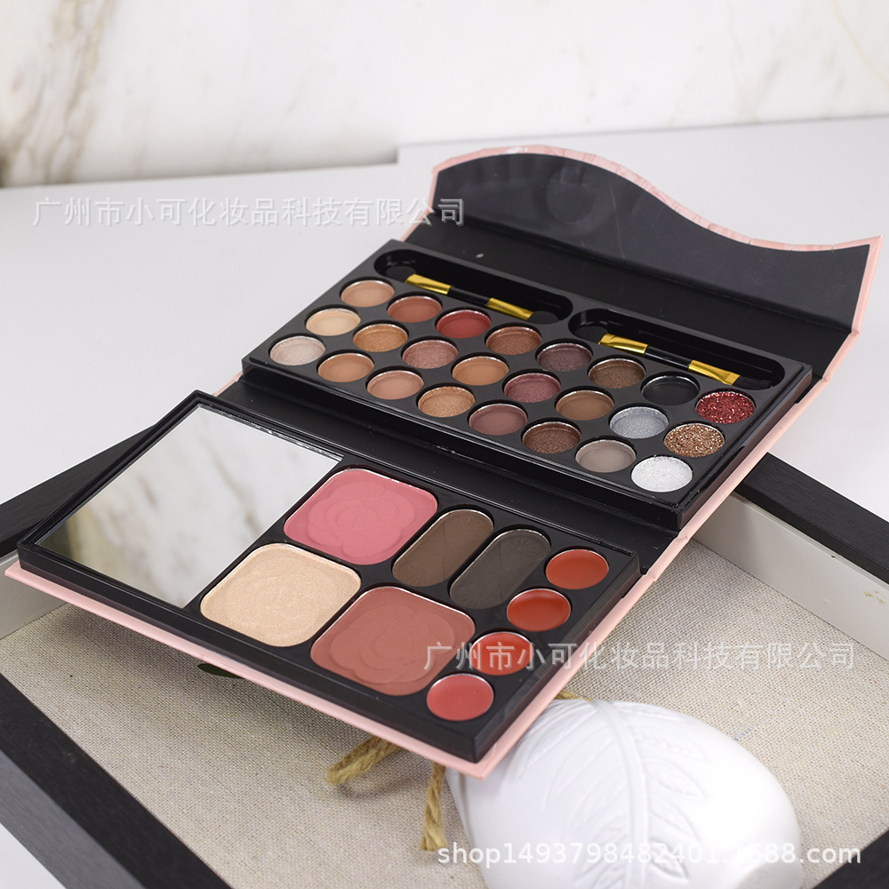 8636T Makeup Palette for cross-border Trade ANYLADY Paper Eyeshadow, Blush, Highlighter Contouring, Eyebrow Powder, Golden Onion Lipstick details Picture