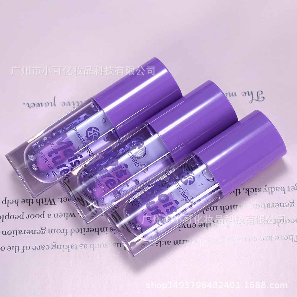 The 2025 new English version of ROMANTICBIRD RB307 color-changing Moisturizing Lip Oil grapelipoil details Picture
