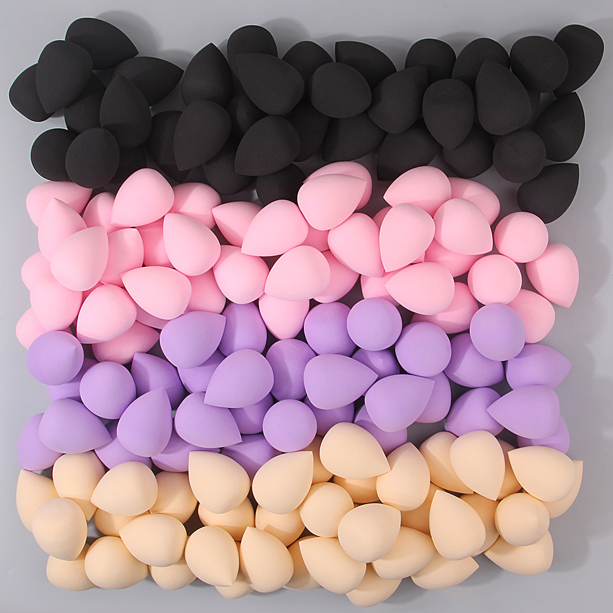 Cross-border best-selling beauty sponges, powder puffs, makeup sponges, water drop powder puffs, makeup eggs, A-grade large dry and wet sponge eggs details Picture