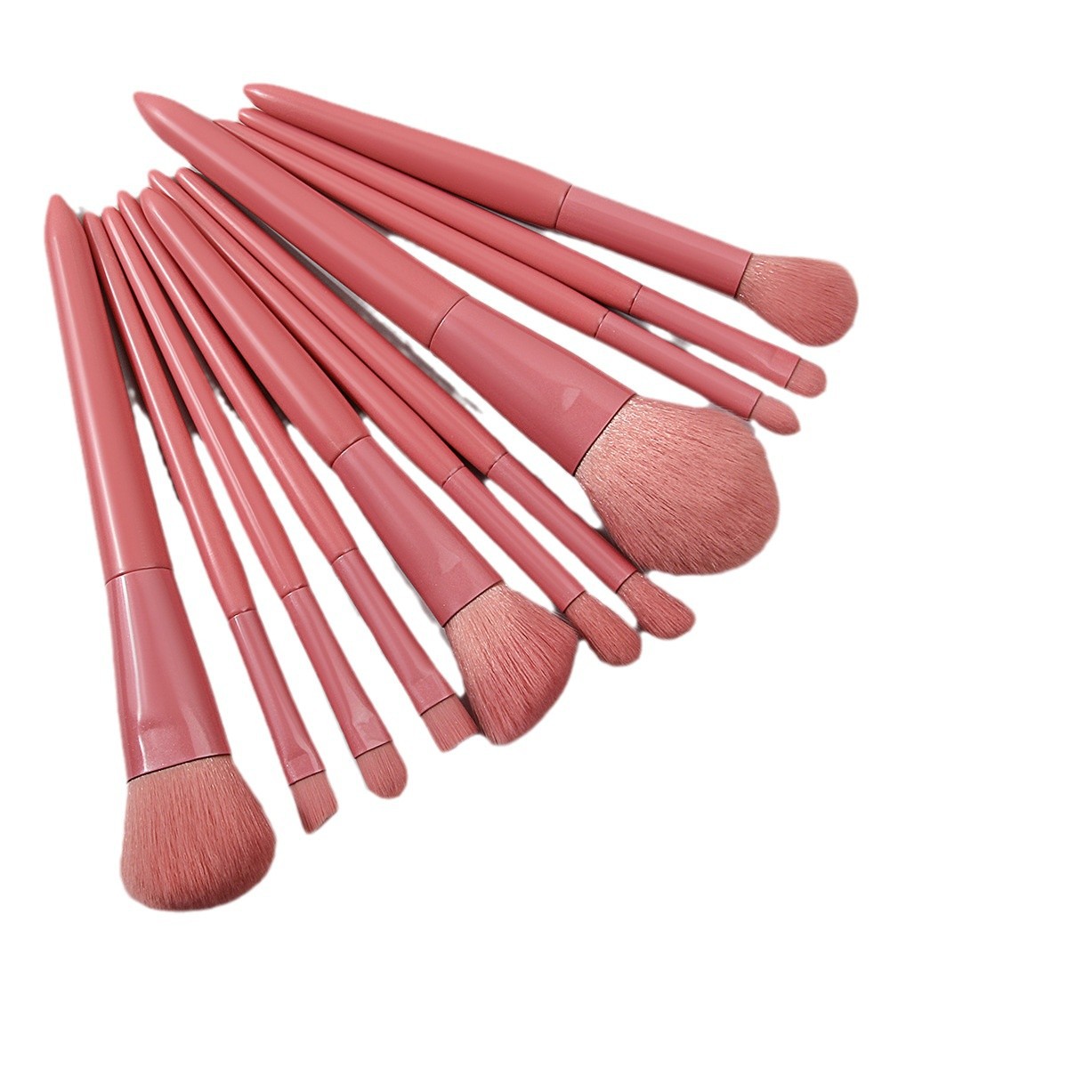 Cross-border exclusive 11-piece makeup brush set, portable, soft, setting, loose powder, eye shadow brush, in stock, dispatched instantly Item Picture