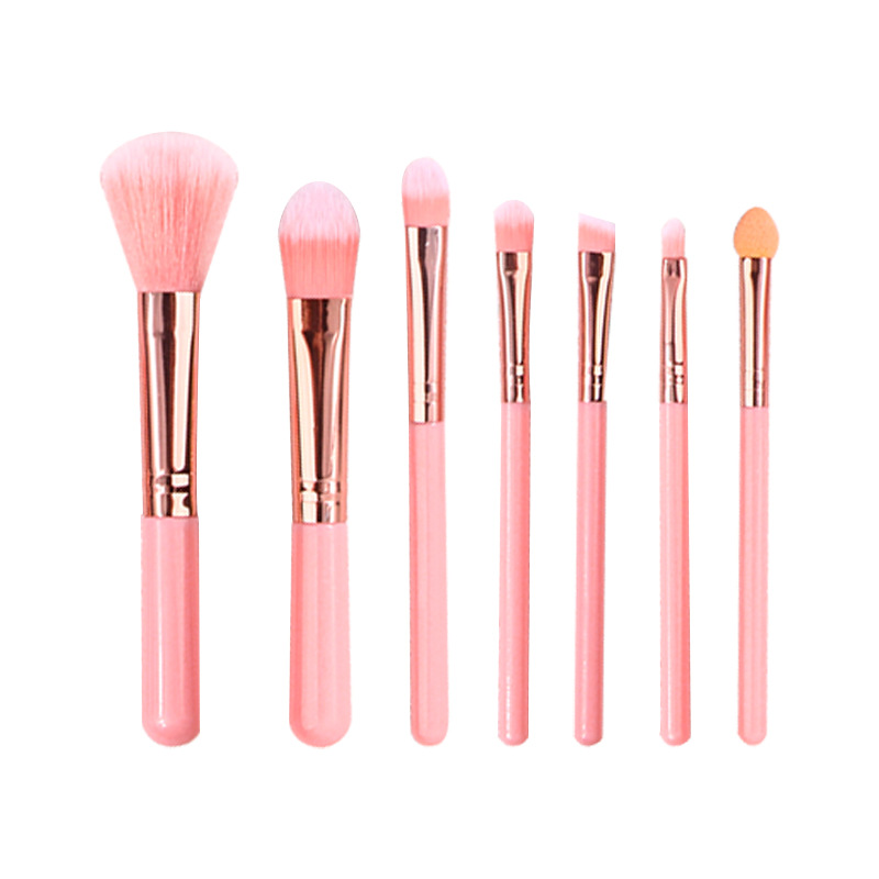 7-piece makeup brush set for beginners, portable facial eyeshadow brush, blush gift, brush, beauty tools wholesale Item Picture