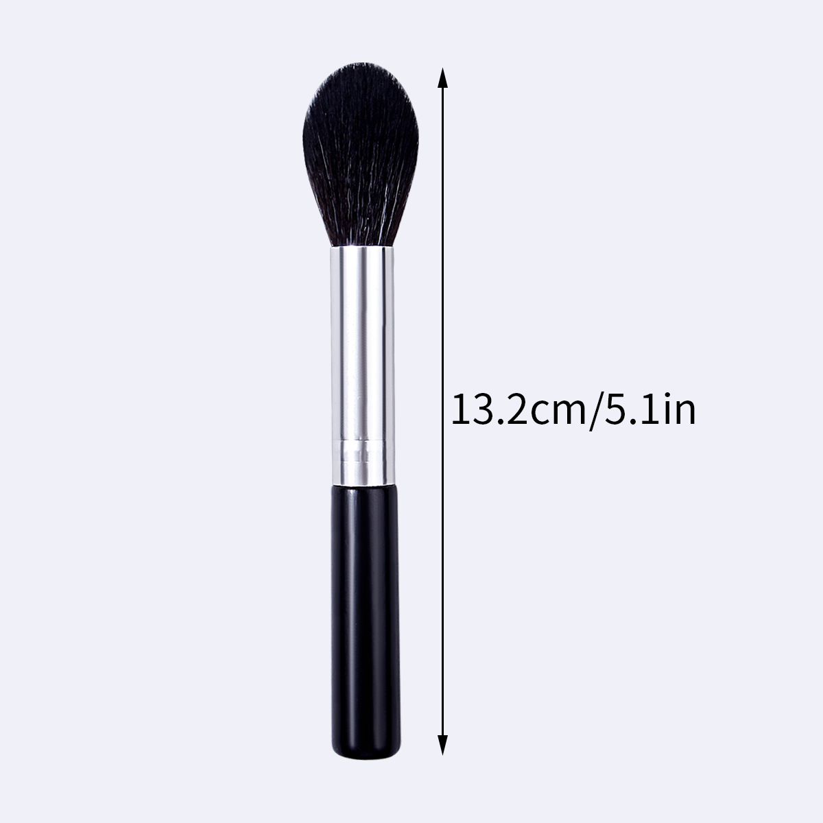 A beginner's makeup tool: Single Flame blush brush, soft and fluffy highlighter brush, mini Travel, and portable makeup brush Item Picture