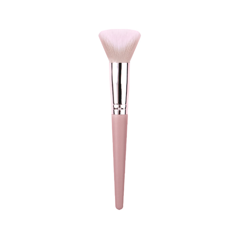 Single facial makeup and contouring brush, soft-bristled portable makeup brush, shadow brush, irregular-shaped brush, wholesale in stock Item Picture