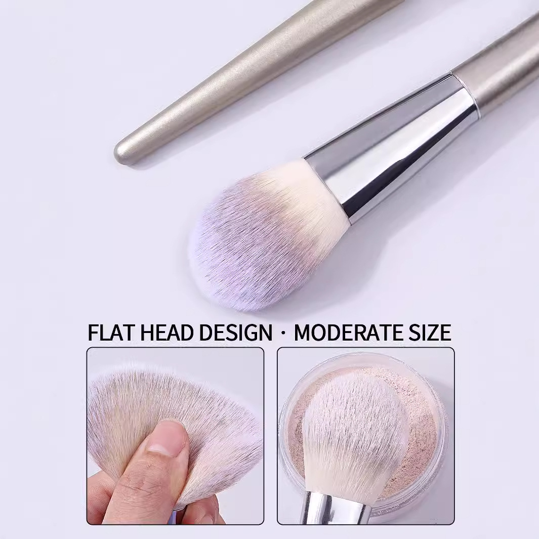 Super value single loose brush, soft and fluffy setting brush, brush, blush brush, high-end makeup tools, honey brush in stock details Picture