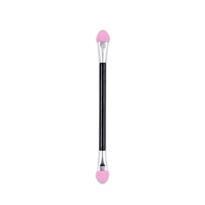 Wholesale of multi-functional double-head sponge eyeshadow brush, portable eyeshadow palette brush, short rod blending brush and beauty tools Item Picture