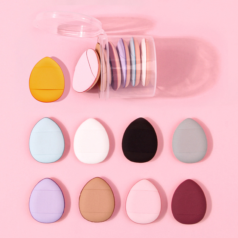 Mini thumb powder puff, a non-powdering beauty tool, cushion powder puff, dry and wet dual-purpose finger powder puff, wholesale foundation full figure