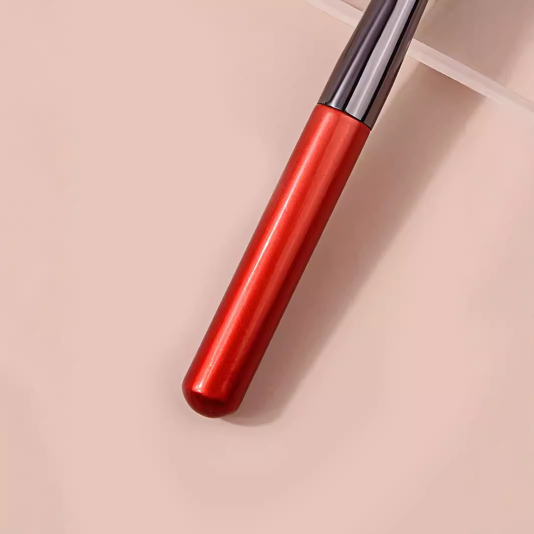 New black flame brush, soft powder brush, beginner setting brush, portable blush brush, facial honey brush, in stock details Picture