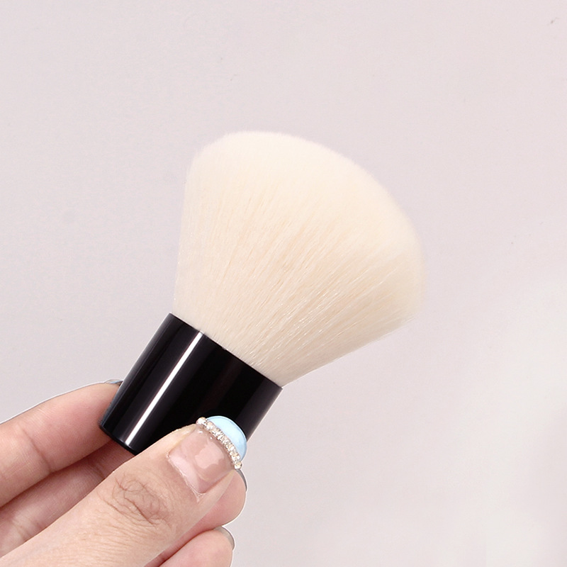 New large-sized base, multi-functional makeup tool, nail art dust brush, mushroom head brush Specification drawing