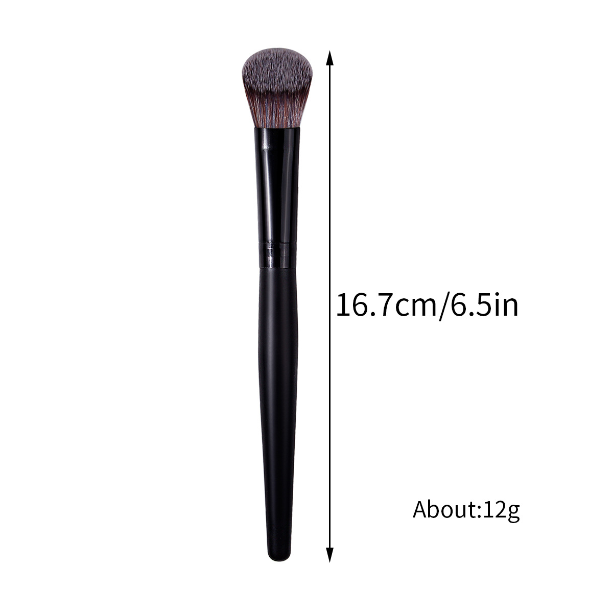 Soft blush brush, loose powder brush, wooden handle foundation brush, soft bristle portable beginner setting brush, beauty tools in stock Item Picture