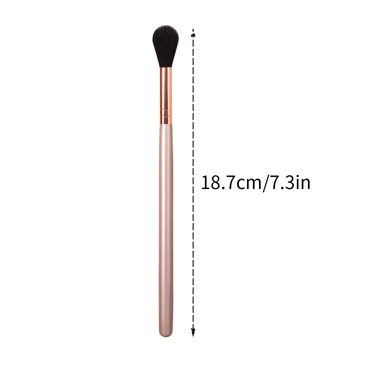 Beginner's single smudging makeup brush, brightening highlight brush, portable facial nose shadow brush, makeup tool, makeup brush Application Scenario