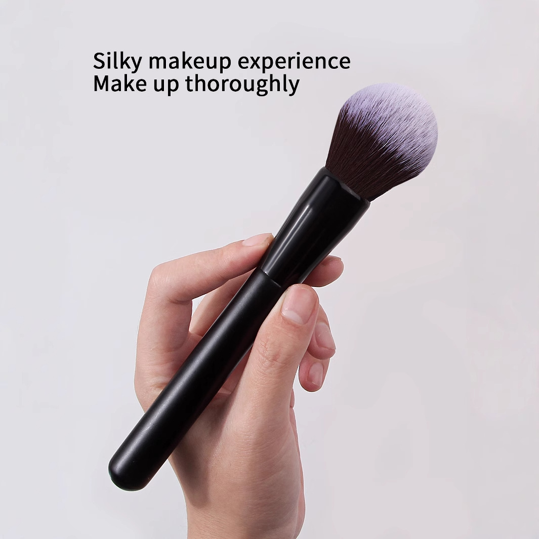 Cross-border best-selling black woodblock beauty brush, multi-functional makeup brush, large makeup brush, nail art brush, dust removal brush details Picture