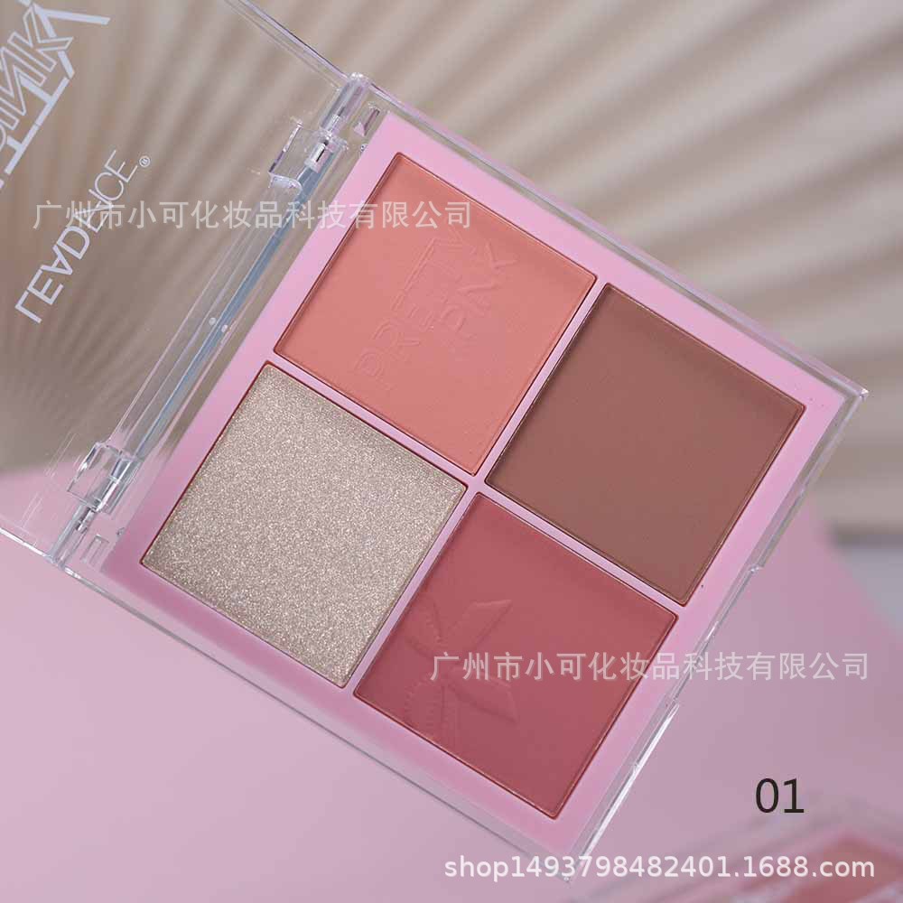 FA004 High-gloss Brightening LEADFACE's new 2025 Nine-Color matte Blush Blush Makeup Palette BLUSHER details Picture