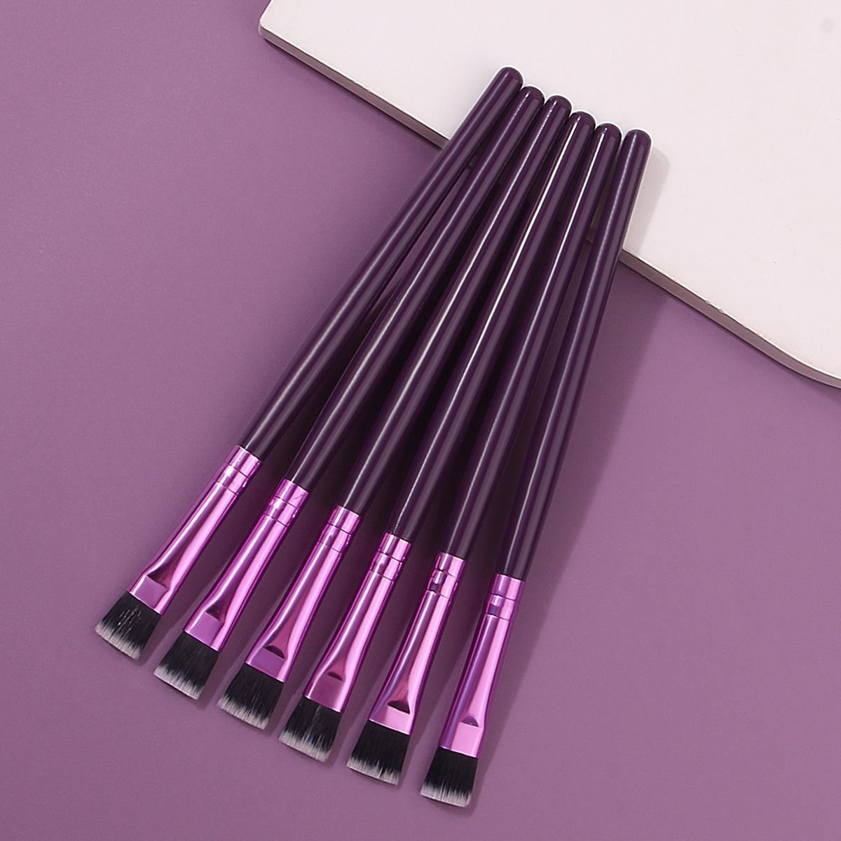 Cross-border best-selling eye makeup brush set, beginner's eyeshadow brush, concealer brush, flat eyebrow brush, beauty tools full figure