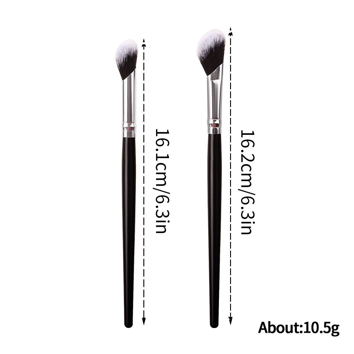 In-stock 3D nose shadow brush, finger pad blending brush, portable soft bristles that don't prick the face, beginner's makeup brush for facial modification Item Picture