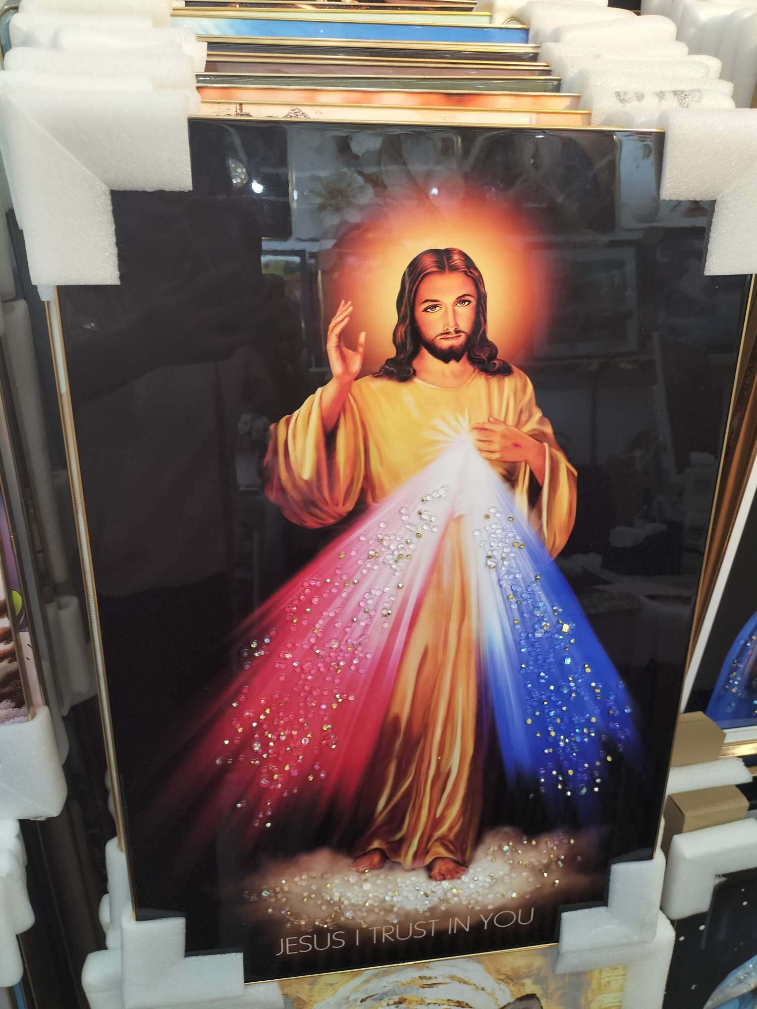 晶瓷画钻石画沙发背景画立体画钻石画详情图6