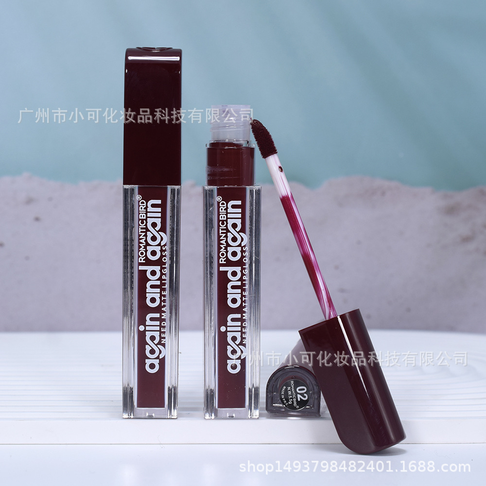 Only export [ROMANTIC BIRD] RB288S MATTE Lip Gloss Lip Gloss Deep red MATTE LIPGLOSS Application Scenario