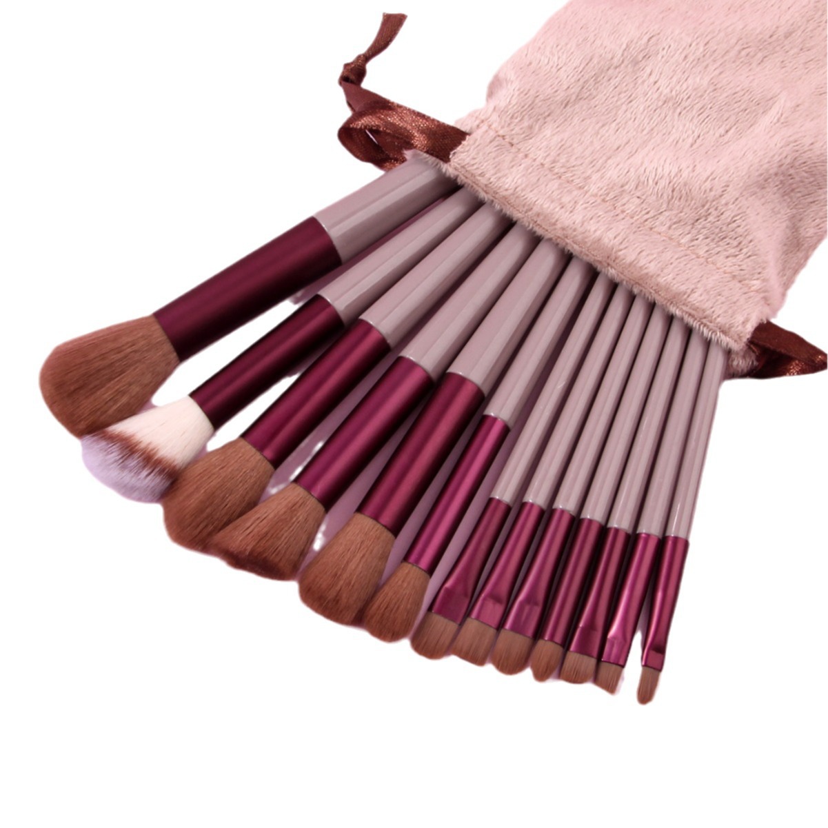 13 Four Seasons Series makeup brush Set, Soft Bristles, loose powder, eyeshadow brush, Foundation, liquid makeup, sponge egg Set combination Item Picture