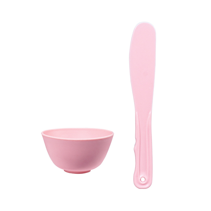 Silicone mask bowl 2-piece set, mask stirring stick, large-capacity DIY mask mixing brush, application stick, beauty tools wholesale Item Picture