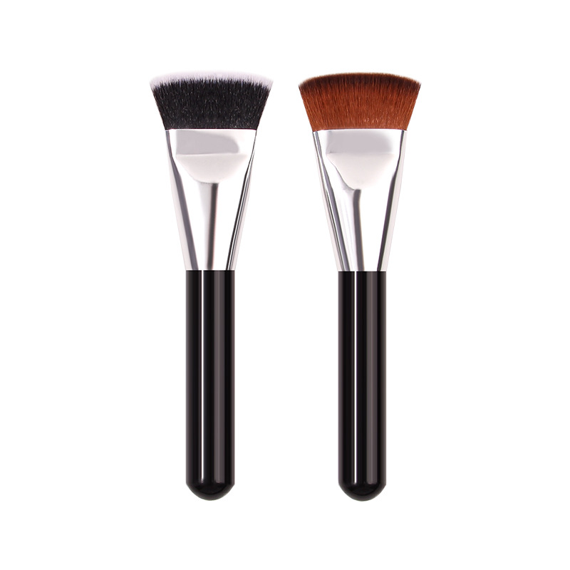 Single large-sized mask brush, portable flat-head contour brush, one-piece foundation brush, beginner's beauty tools wholesale Item Picture