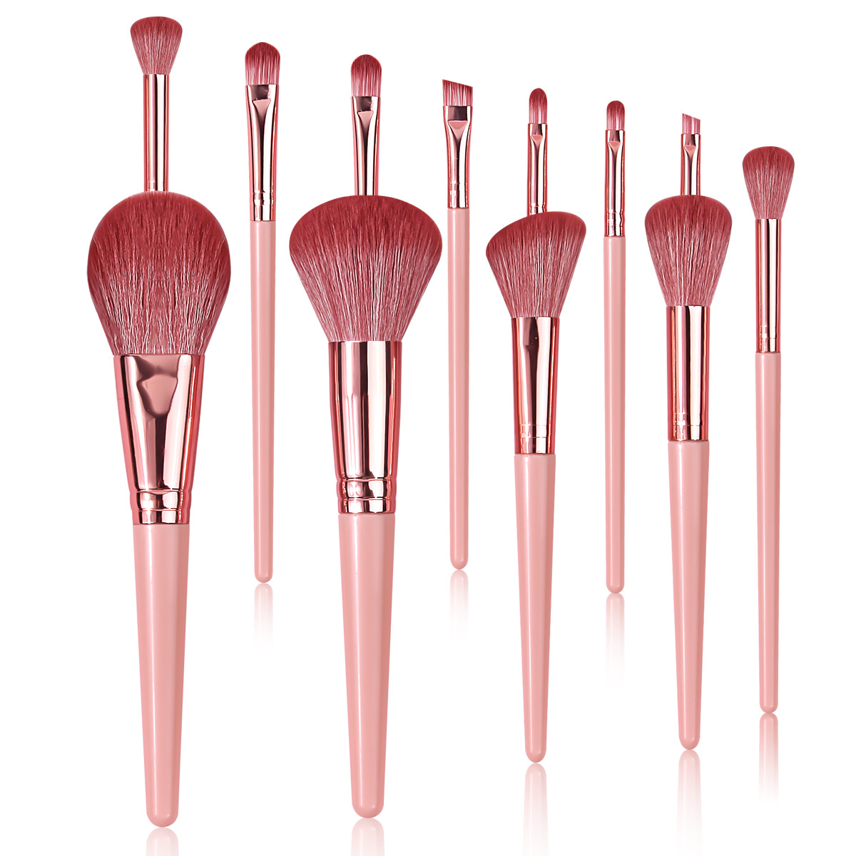 New 12-tube soft-bristled makeup set brush, Cangzhou quality makeup brush, powder brush, foundation, blush, eyeshadow brush Item Picture