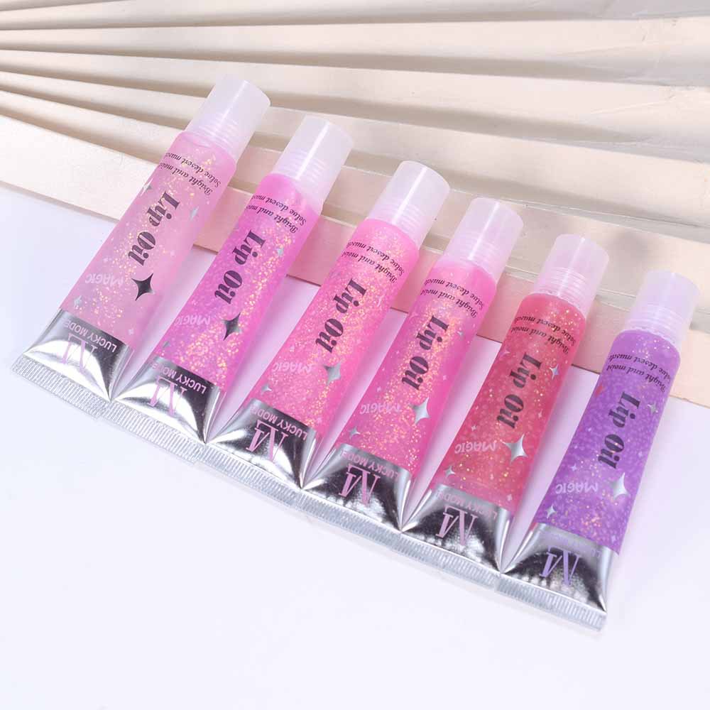LUCKY MODEL Cross-border SHINY Lip Gloss Moisturizing Lip Oil ML-007 SHINY LIPGLOSS full figure