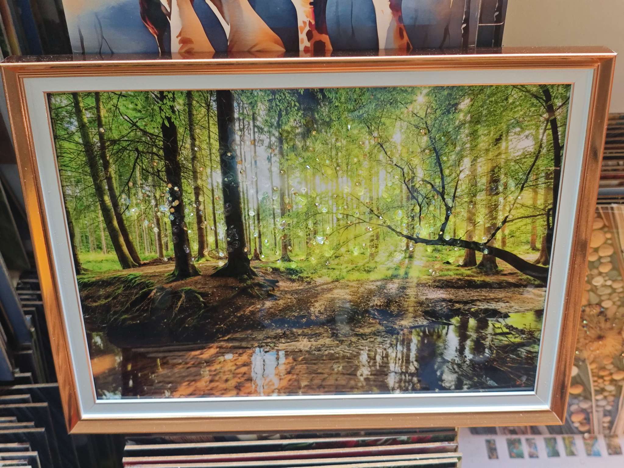 晶瓷画钻石画沙发画背景画立体画钻石画相框详情图10