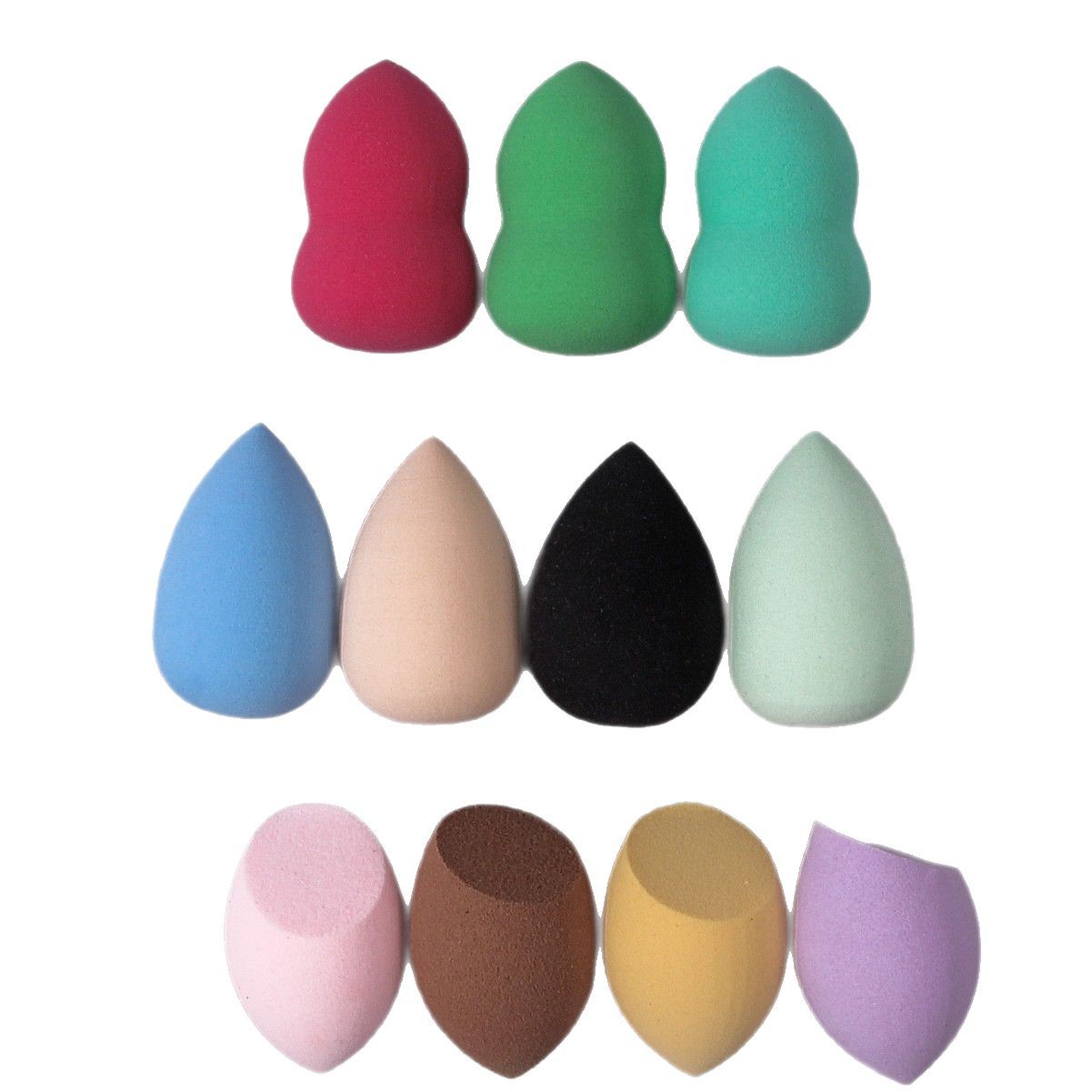 Mini Q-bouncy beauty eggs, high-quality export A-grade makeup eggs, even makeup application, travel without powder, available in stock, colors to choose from Item Picture