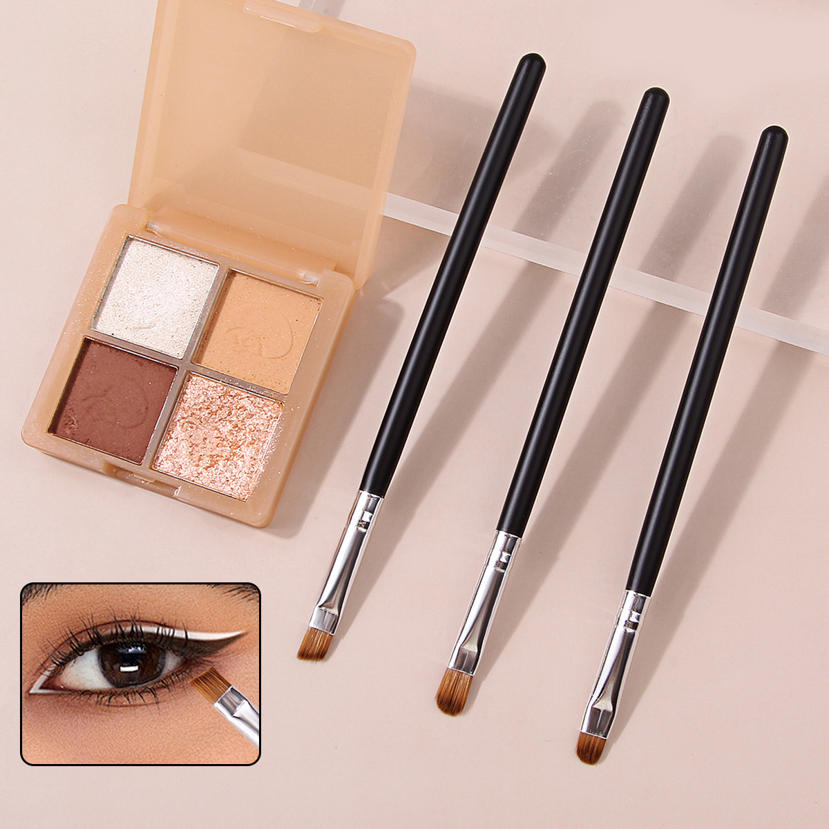 Cross-border bestsellers: Concealer brush, dark circle and acne mark covering makeup brush, eyeshadow brush, lip brush, angled eyeliner brush full figure