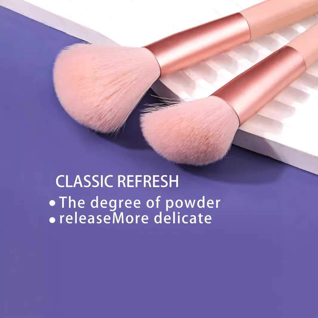 Factory direct sales of 12 makeup brush sets, complete pink bucket loose powder eyeshadow brushes, high appearance level beauty tools Application Scenario