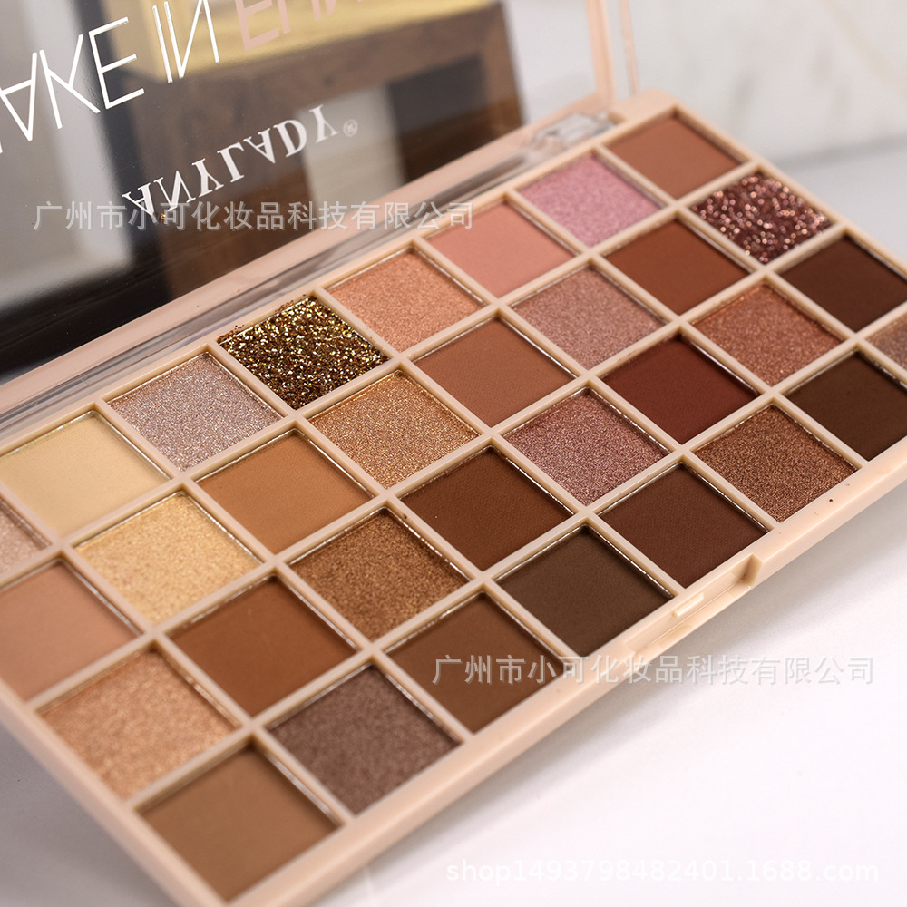 8442 eyeshadow 32-color multi-color ANYLADY Pearl Matte Gold Lion Wholesale eyeshadow palette Specification drawing
