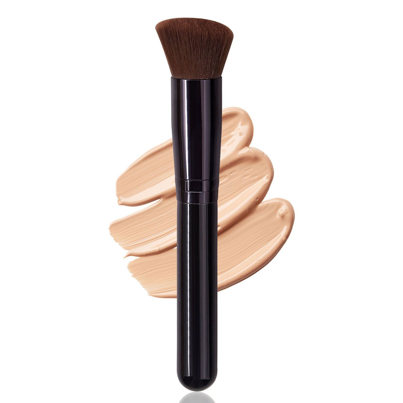 Hot-selling soft-bristled foundation brush, scarless foundation makeup brush, no-powder blush brush, contouring brush, portable facial makeup brush full figure