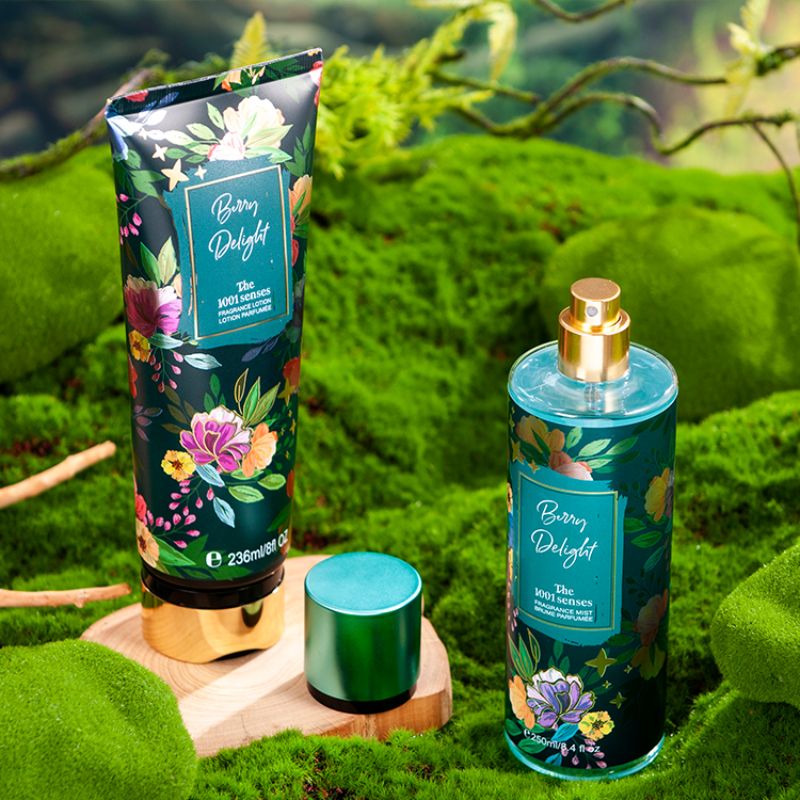 套盒 香颜水+身体乳 250ml Body spray+236ml body Lotion BERRY  DELIGHT
