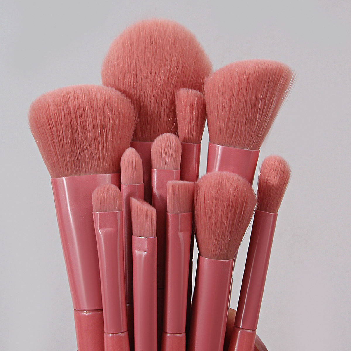 Cross-border exclusive 11-piece makeup brush set, portable, soft, setting, loose powder, eye shadow brush, in stock, dispatched instantly Specification drawing