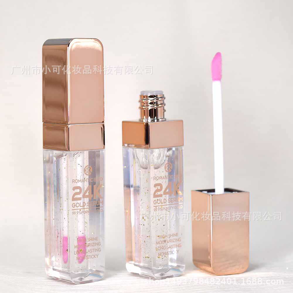 RB350 New ROMANTIC BIRD Gold Leaf Color-changing Moisturizing Lip Oil and Lip Gloss Magic lipoil Specification drawing