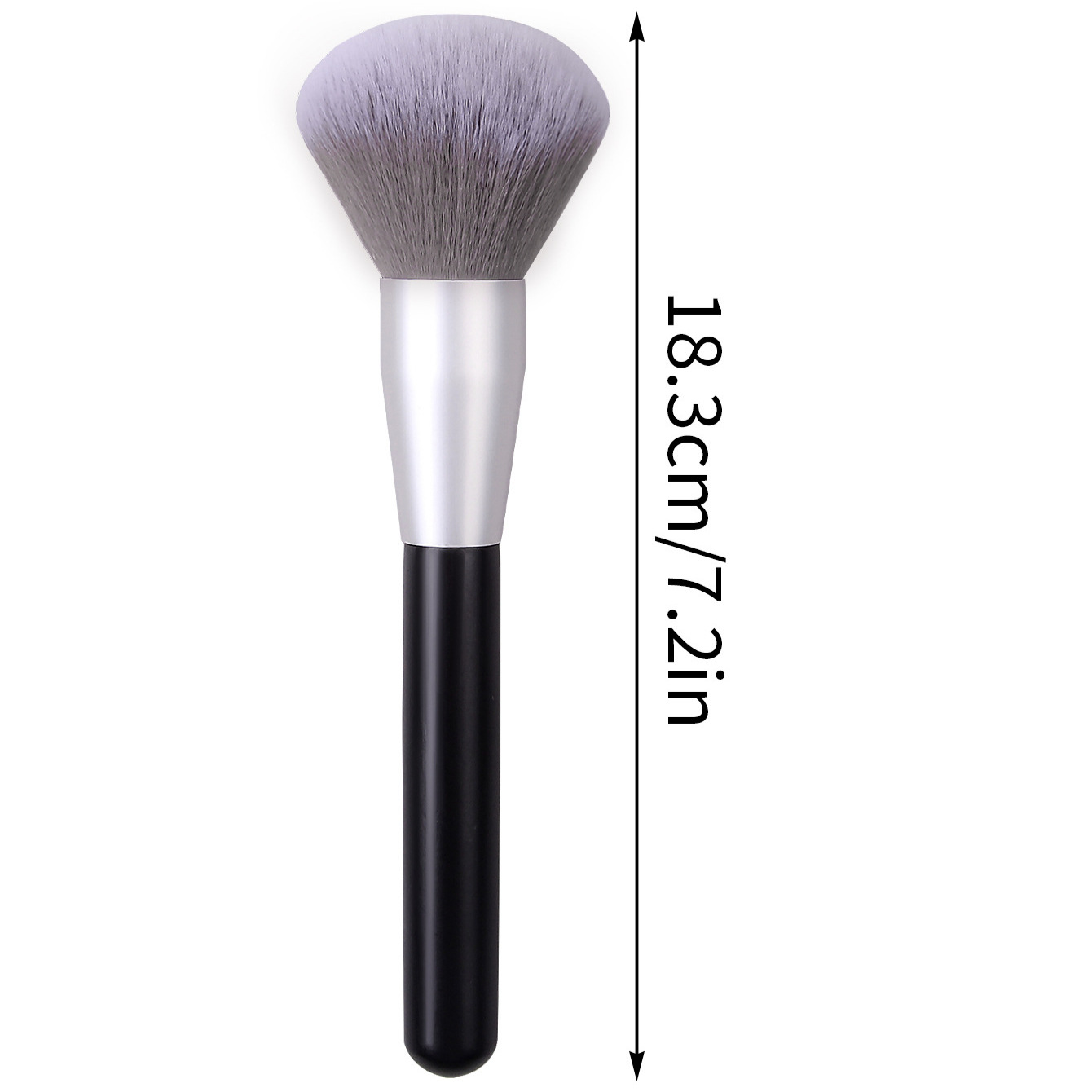 This is a single portable makeup brush with a loose brush and soft bristles that do not absorb powder. It is a long-lasting and durable setting brush Application Scenario